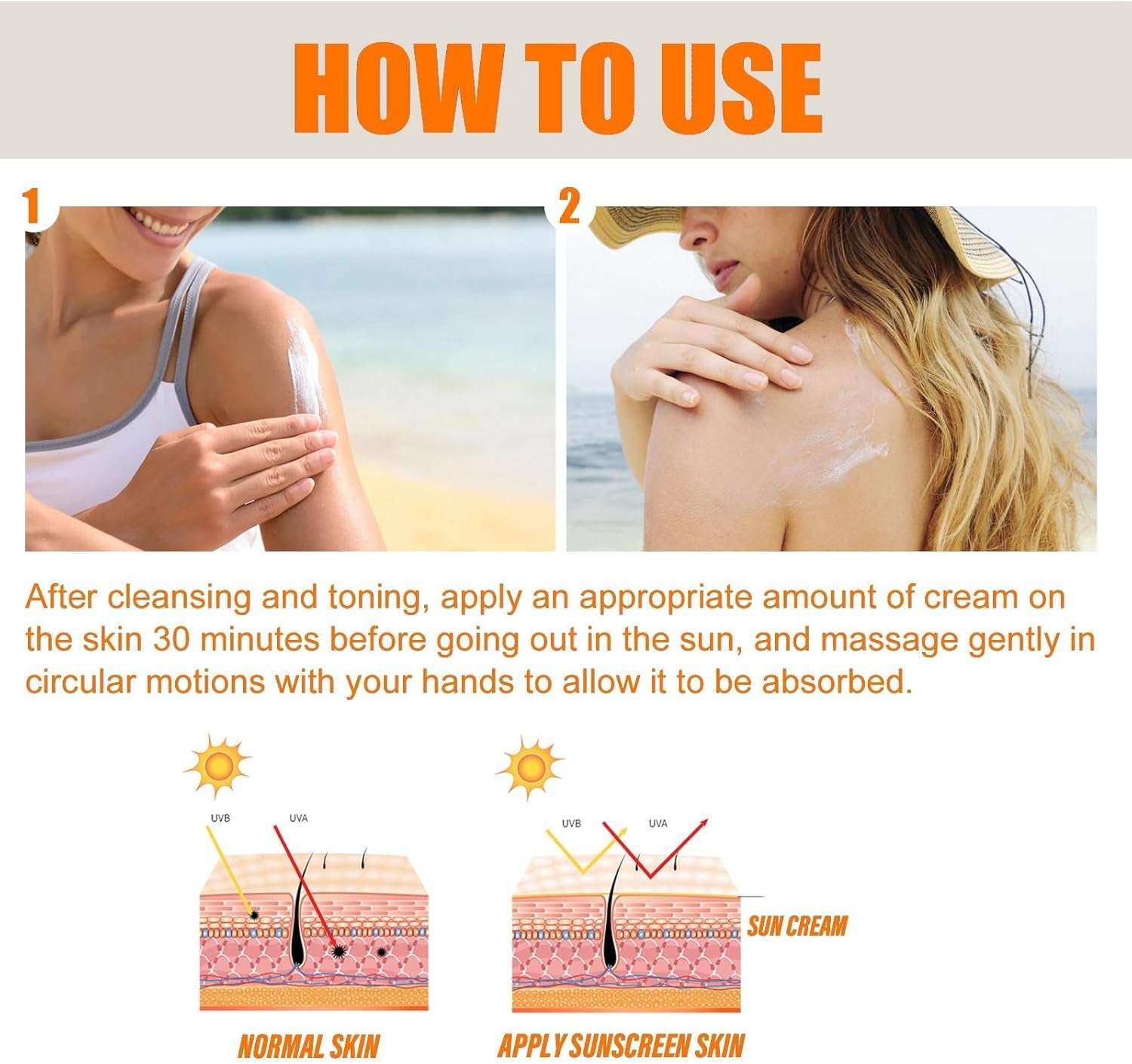 Sun Cream SPF 90,Face Sun Lotion Cream with Spf90,Suncream for High Sun Protection SPF 90 Face Moisturiser,Facial Sunscreen Lotion Cream,Waterproof Sun Cream against UVA & Uvb,Sunscreen for Daily Use